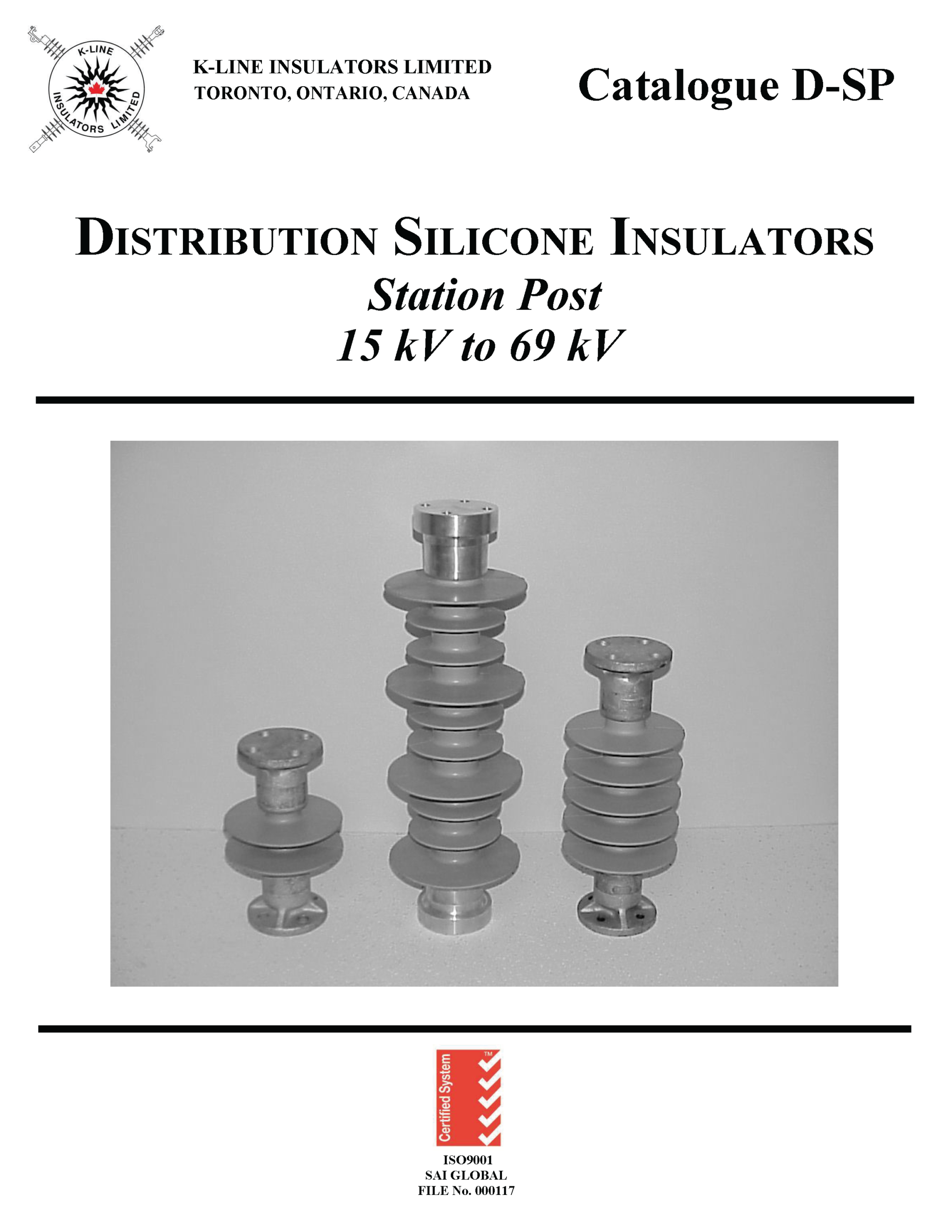 Distribution Station Post Insulators