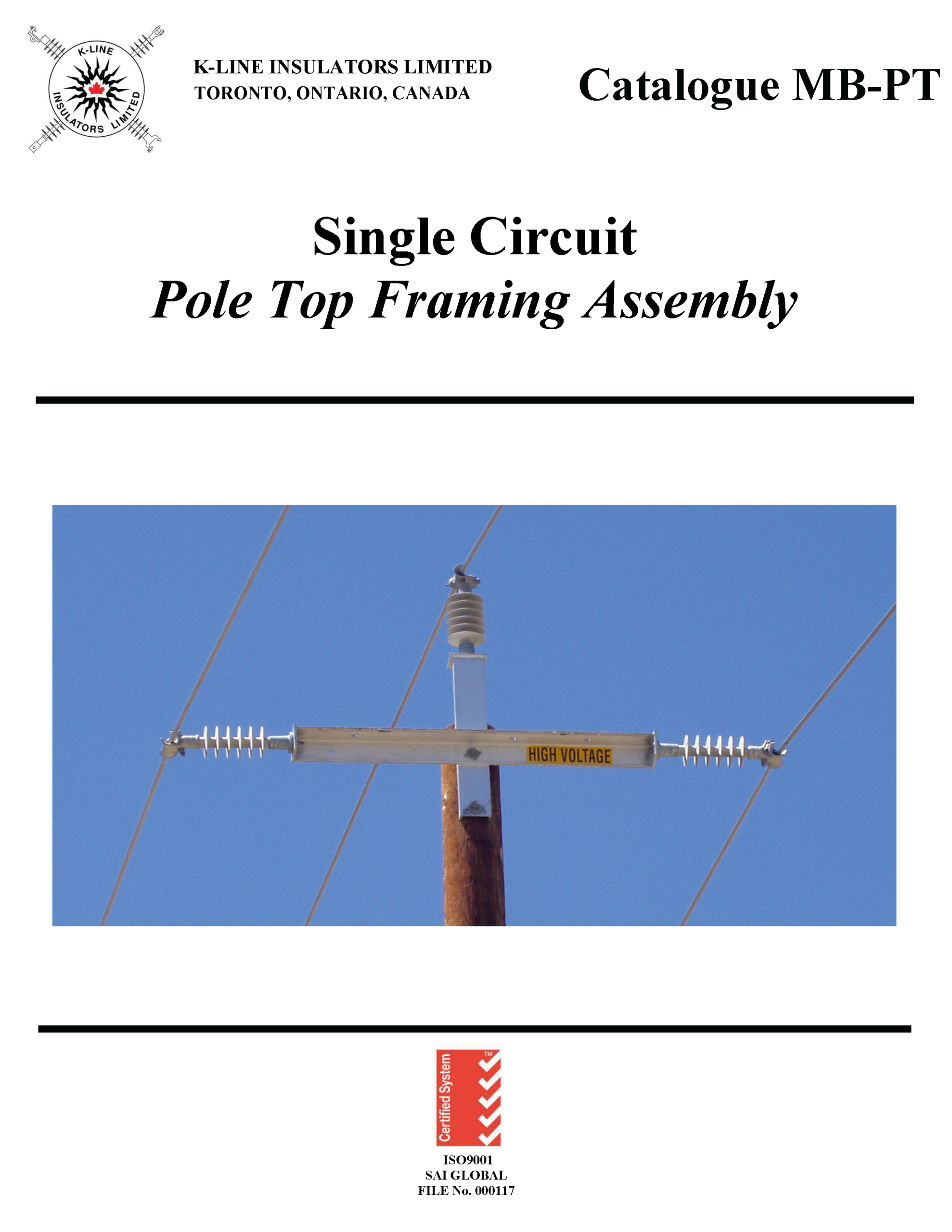 Pole Top Framing Assembly
