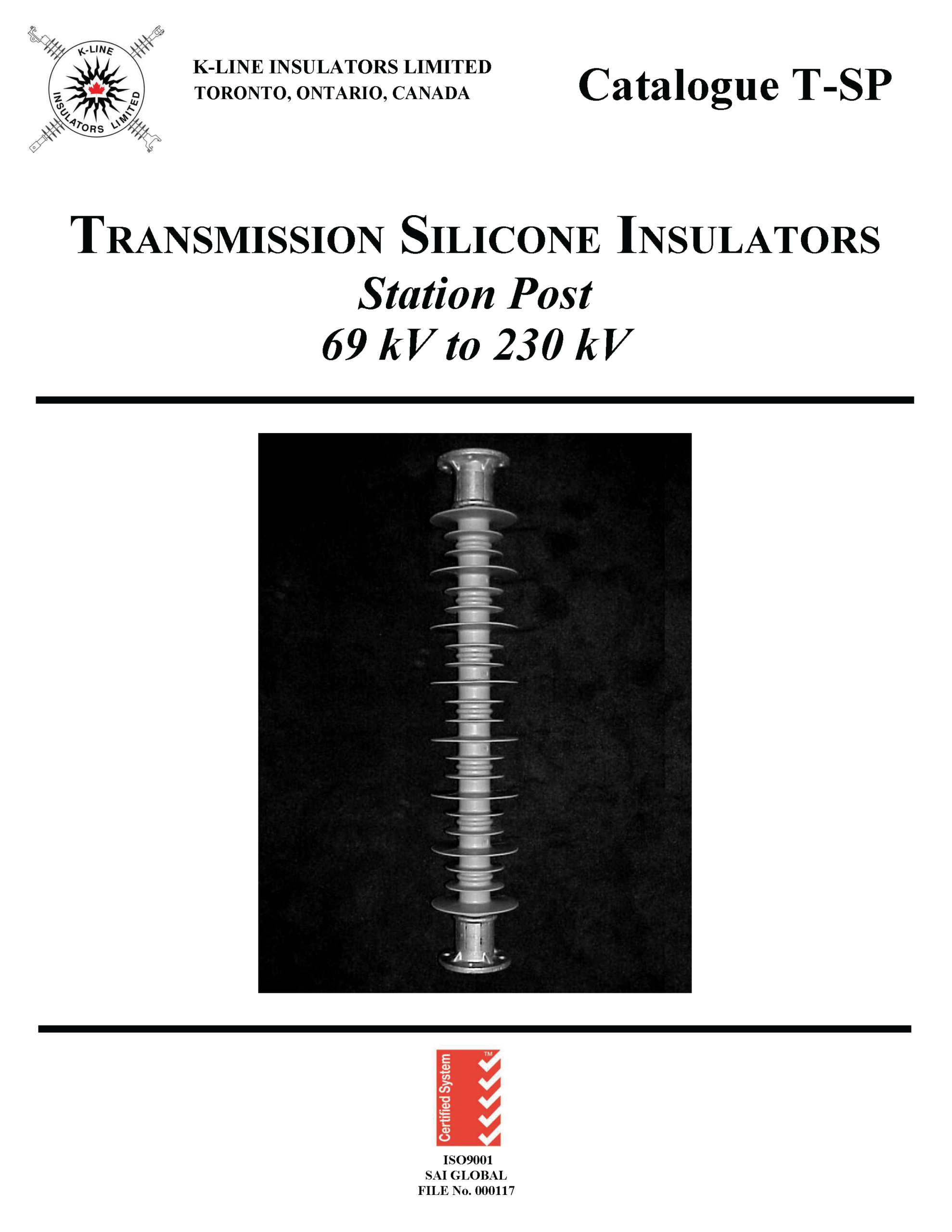 Transmission Station Post Insulators