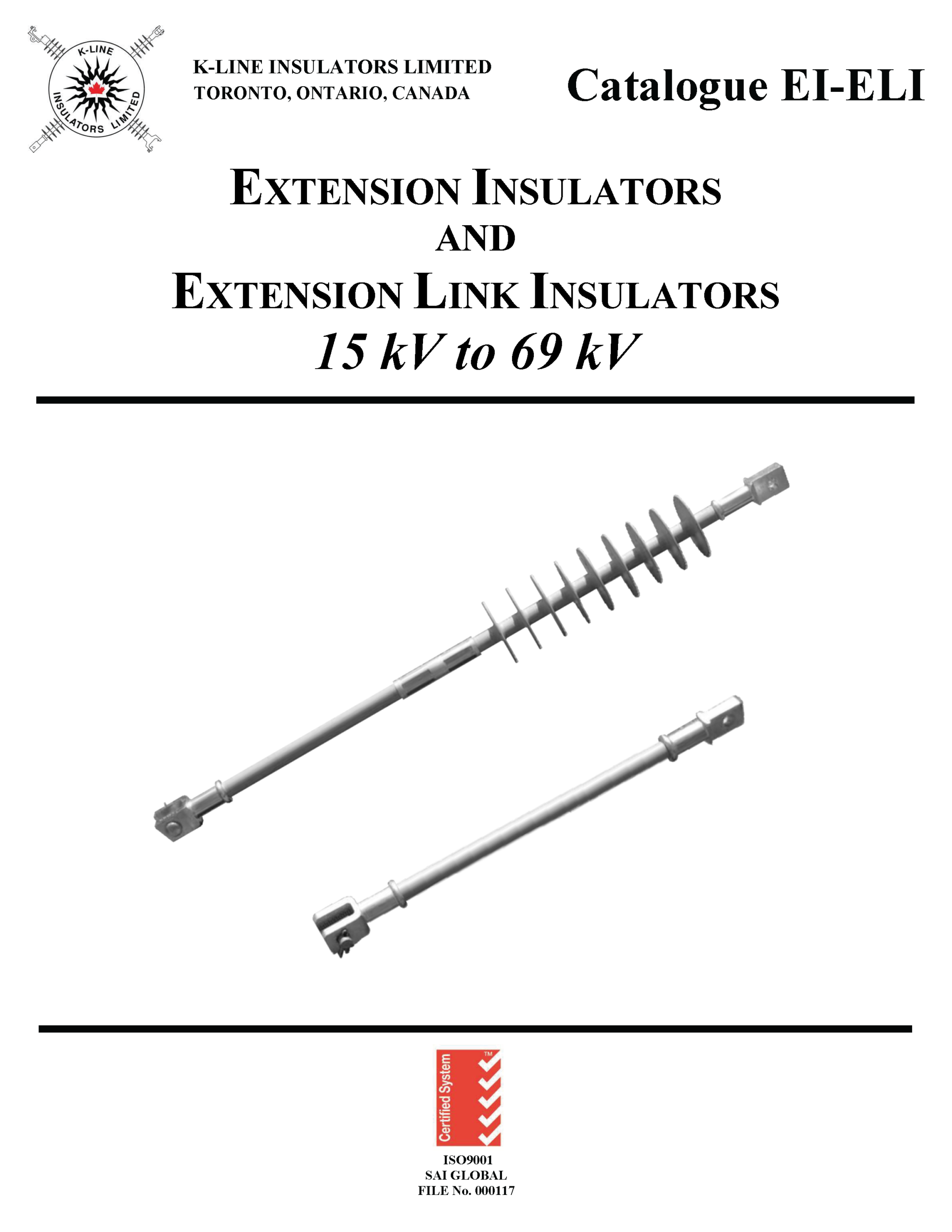 Extension Insulators and Extension Link Insulators