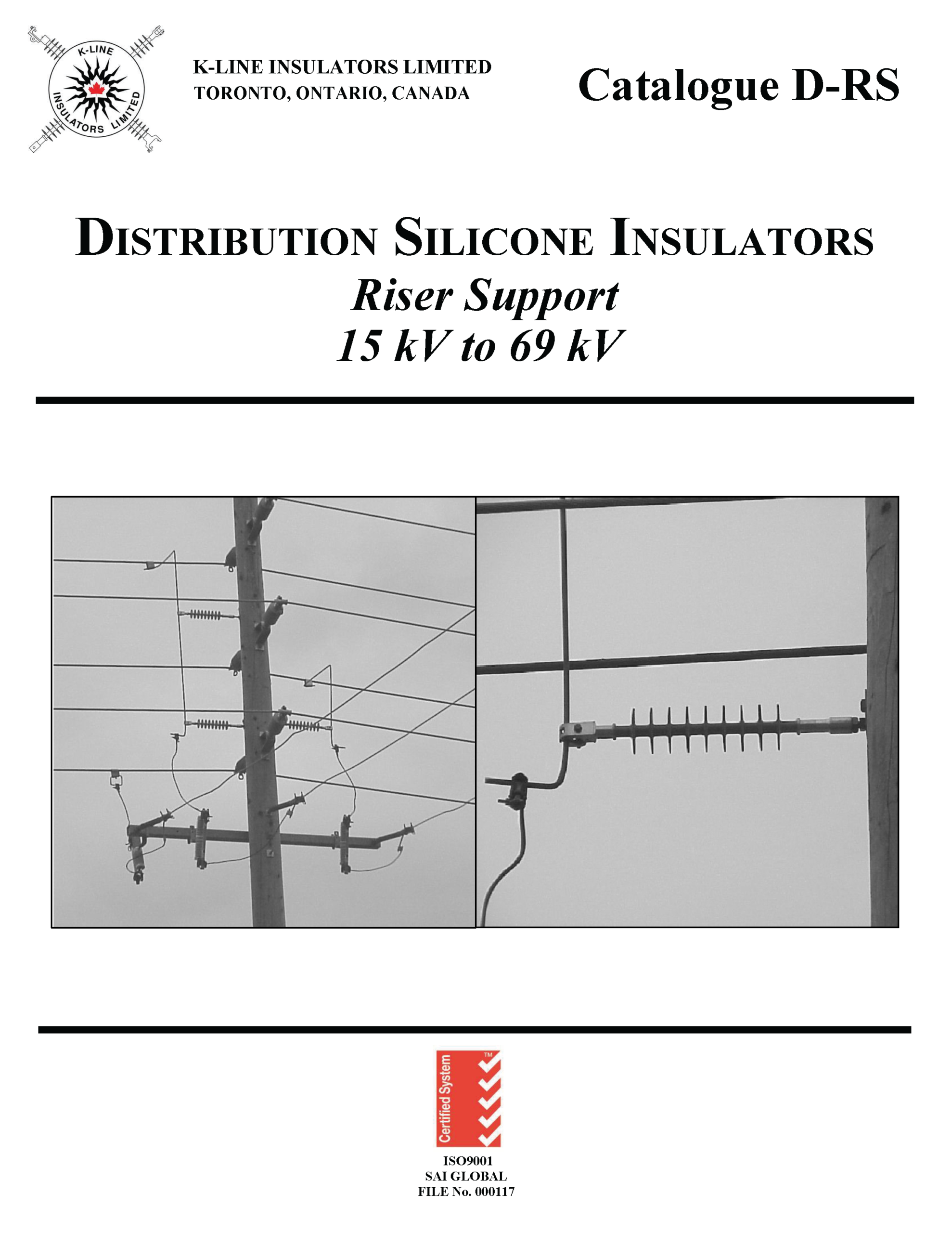 Distribution Riser Support Insulators